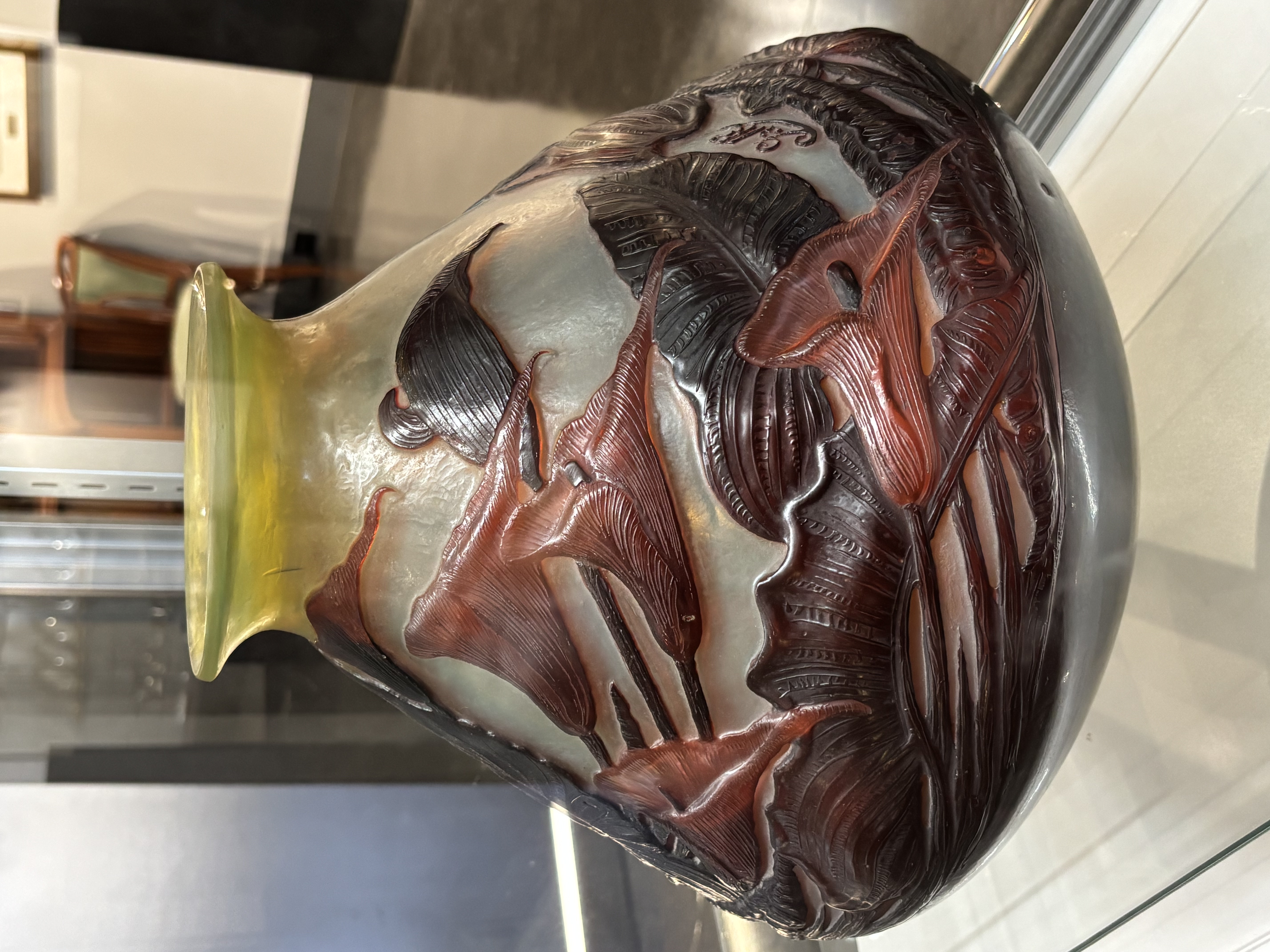 Galle Blownout Calla Lily in  Amber
