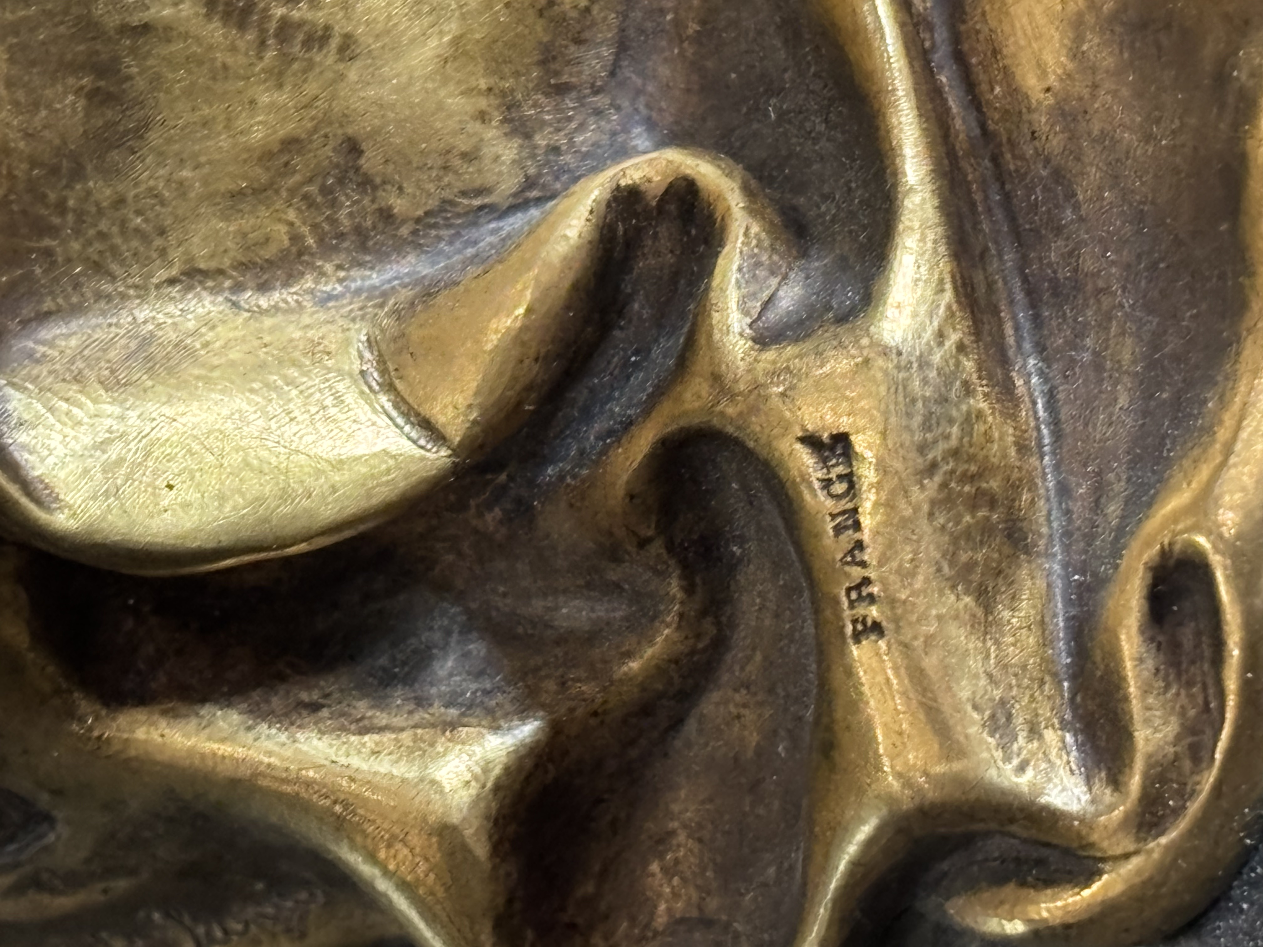Nature Unveiling Herself Before Science in Bronze and Marble