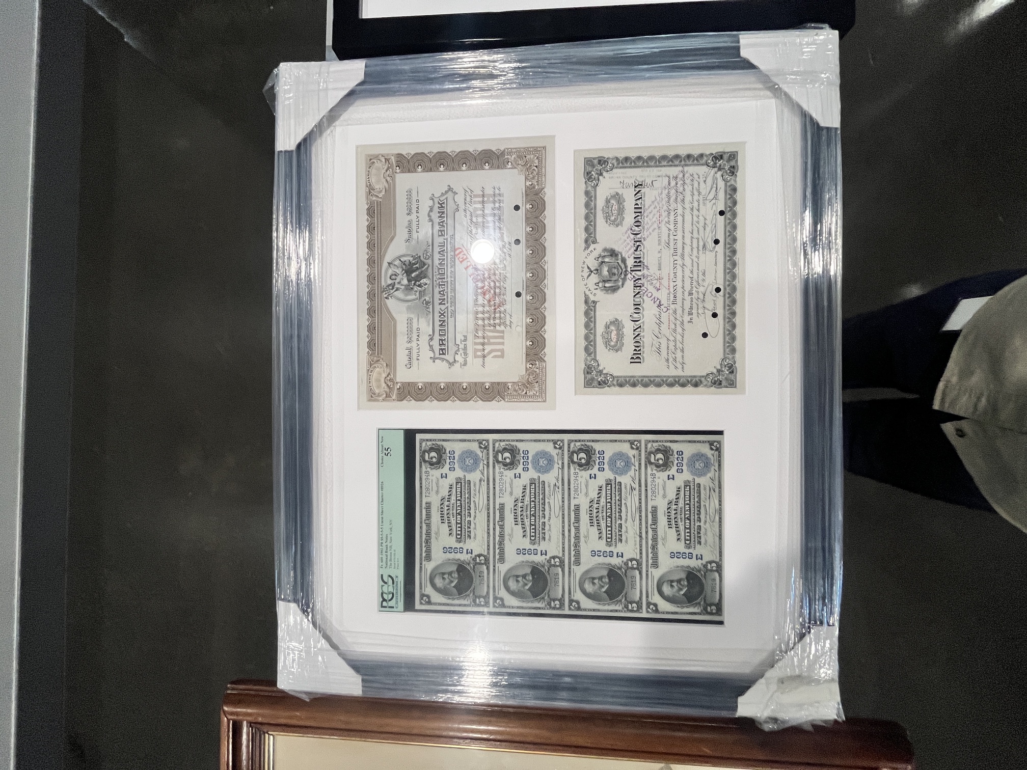 Bronx $5 1902 National Bank Uncut Sheet with Canceled Certificates
