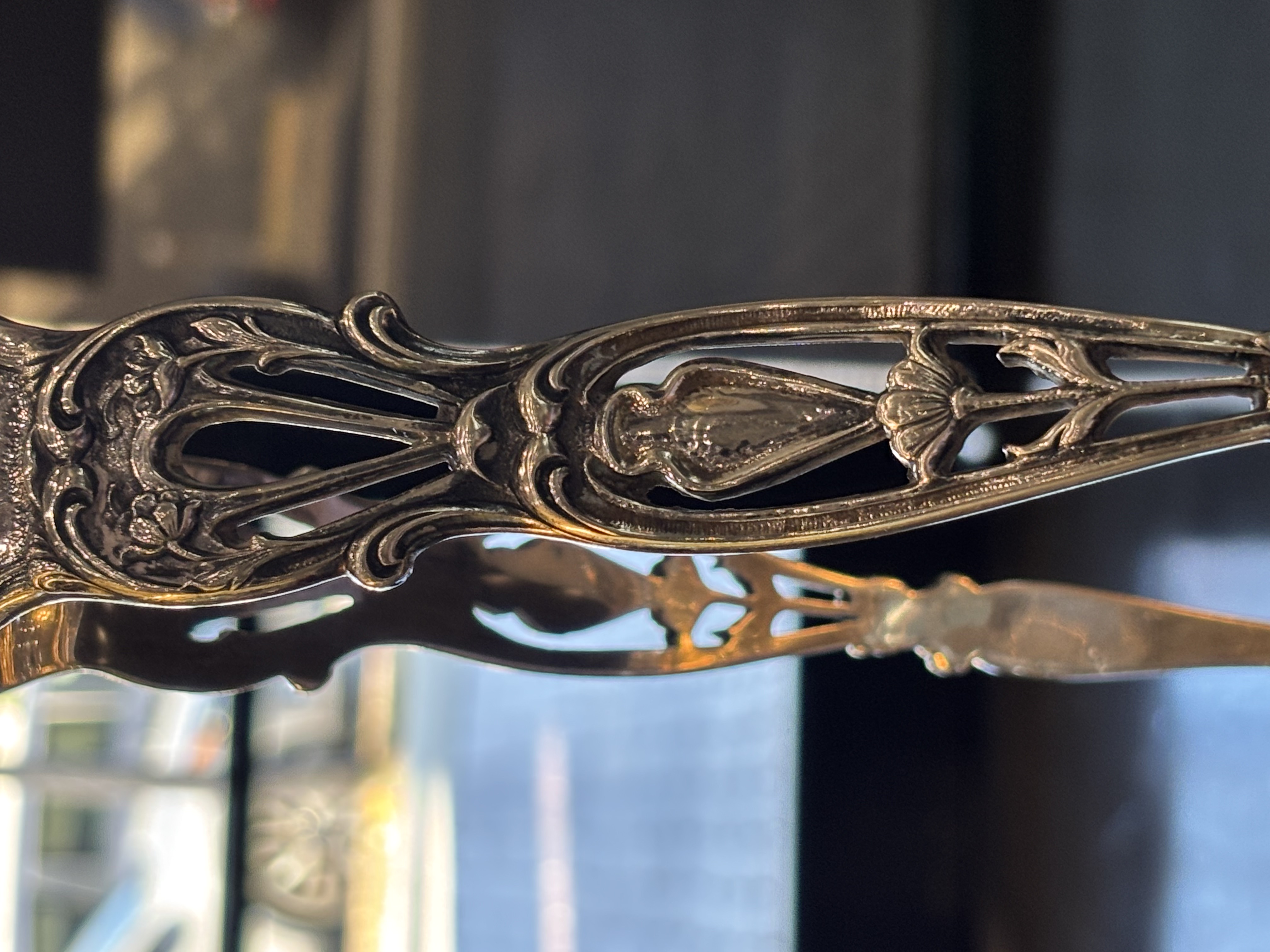 Antique Silver Gorham Art Nouveau Brides basket