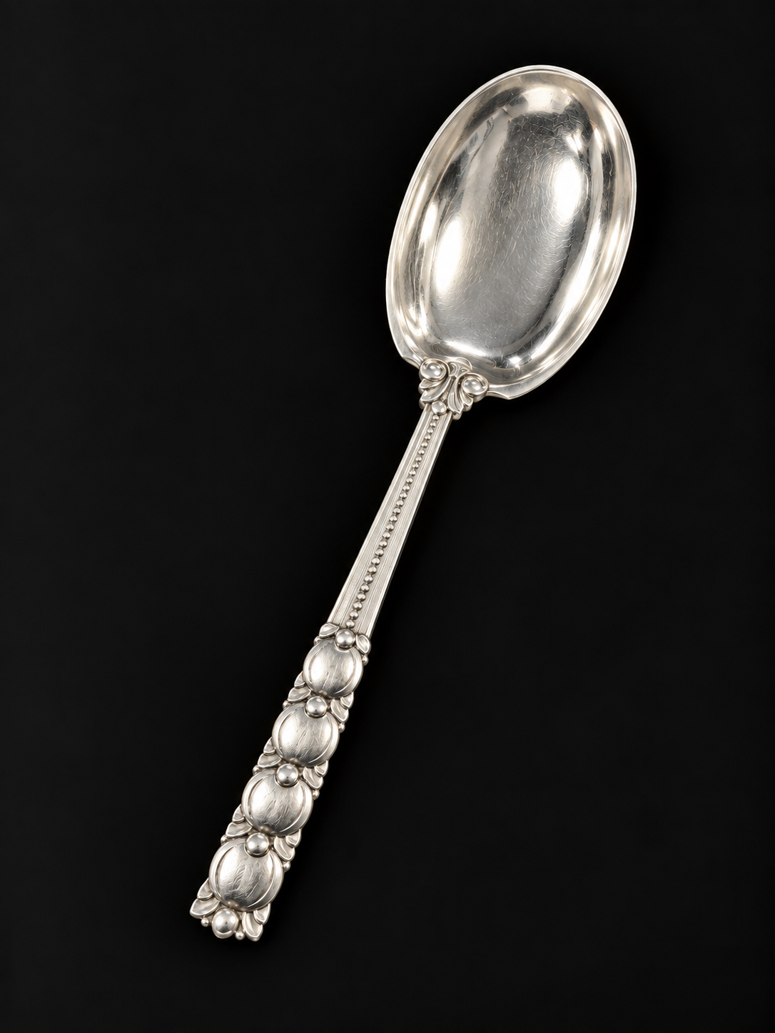 Tiffany & Co. Tomato Pattern Art Deco Salad Spoon