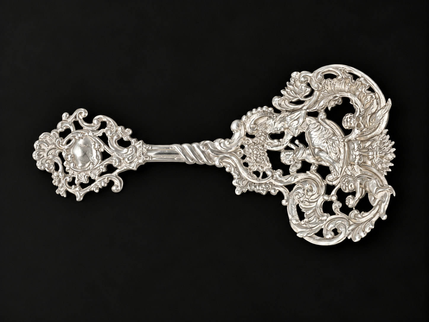 Gorham Manufacturing Company  No.589 Silver Cast Bon Bon Spoon 